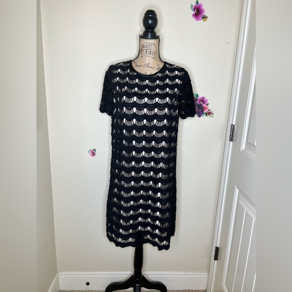 Kate Spade Virginia Crochet Scallop Dress